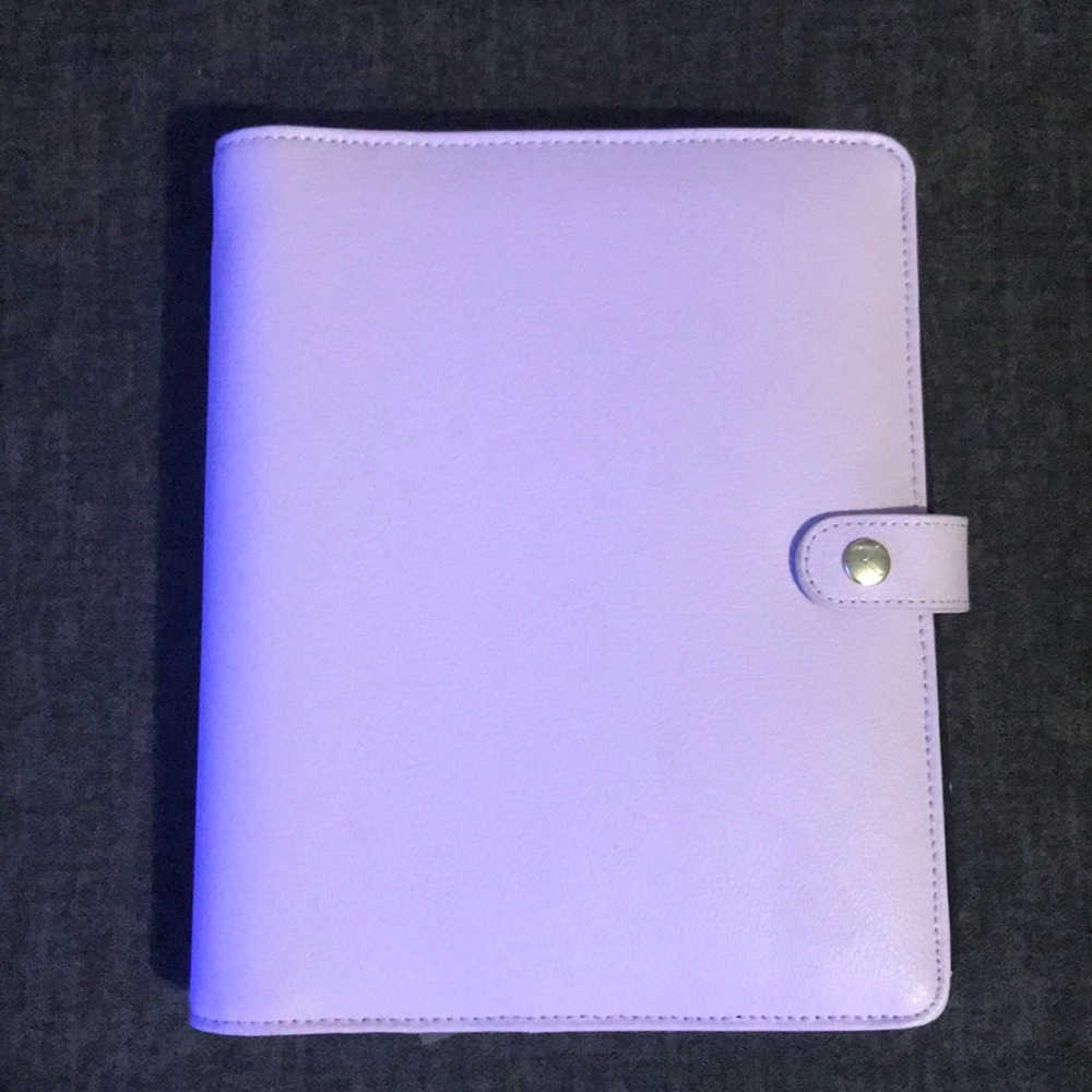 Kikki leather planner, medium size.